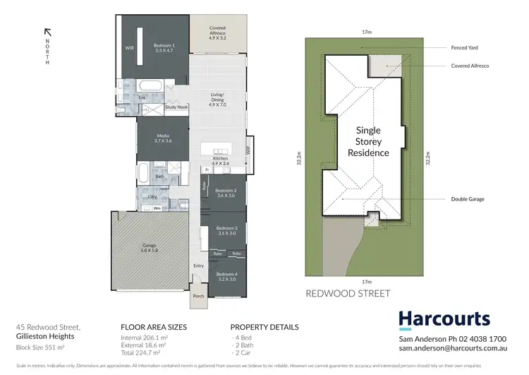 Floorplan of Homely house listing, 45 Redwood Drive, Gillieston Heights NSW 2321