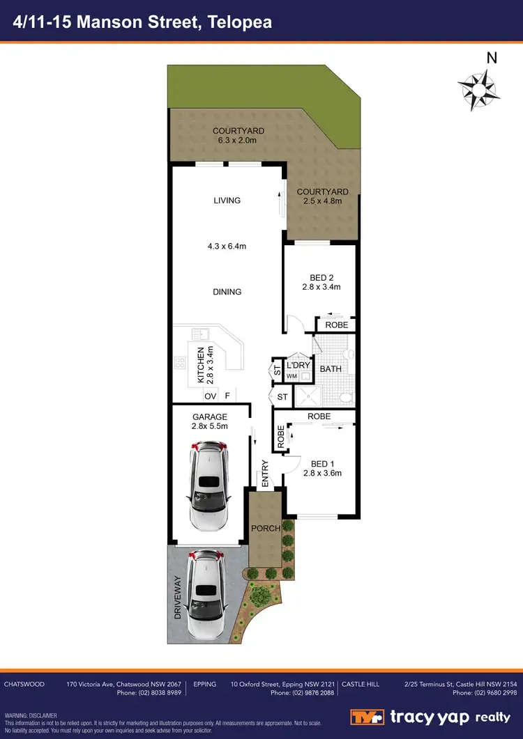 Floorplan of Homely unit listing, 4/11-15 Manson Street, Telopea NSW 2117