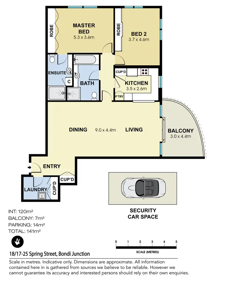Floorplan of Homely apartment listing, 18/17-25 Spring Street, Bondi Junction NSW 2022