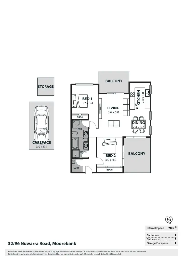 Floorplan of Homely apartment listing, 32/96-98 Nuwarra Road, Moorebank NSW 2170