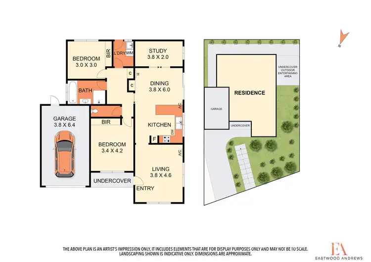 Floorplan of Homely unit listing, 1A Vintage Court, Waurn Ponds VIC 3216
