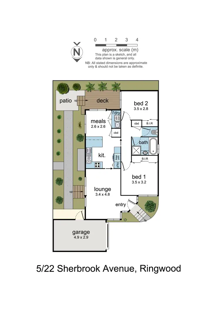 Floorplan of Homely unit listing, 5/22 Sherbrook Avenue, Ringwood VIC 3134