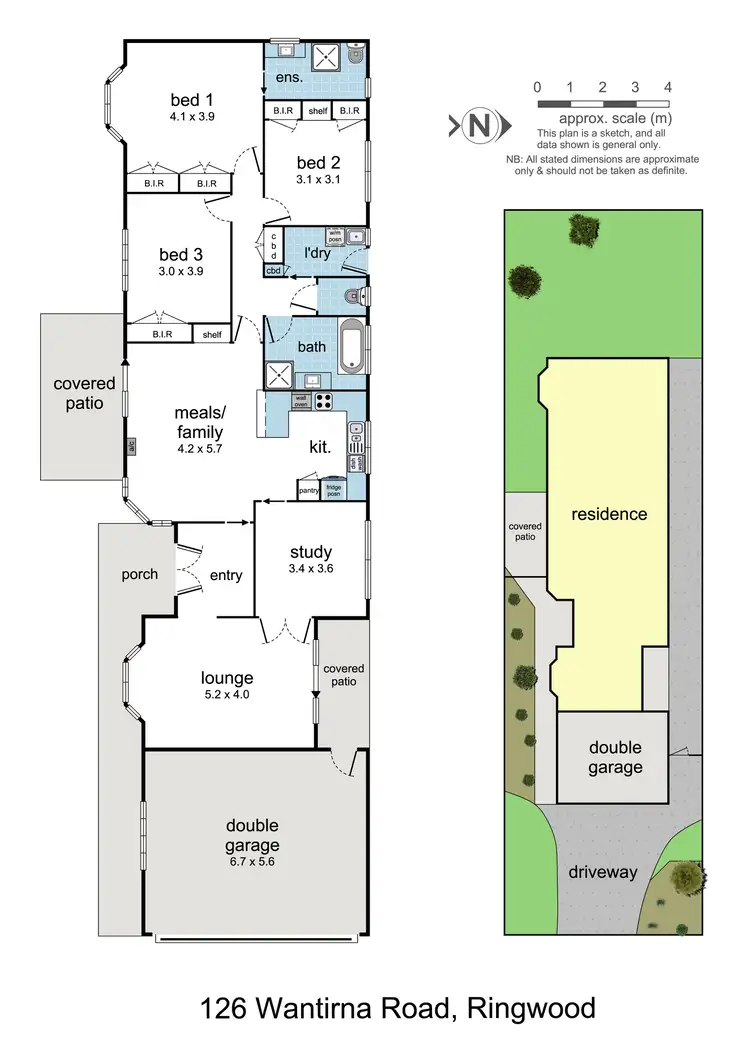 Floorplan of Homely house listing, 126 Wantirna Road, Ringwood VIC 3134