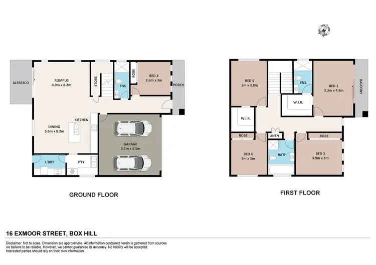 Floorplan of Homely house listing, 16 Exmoor Street, Box Hill NSW 2765