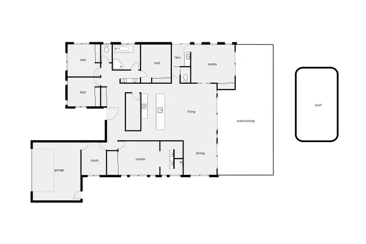 Floorplan of Homely house listing, 5 Lagoon Drive, Trinity Beach QLD 4879