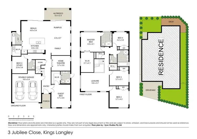 Floorplan of Homely house listing, 3 Jubilee Close, Kings Langley NSW 2147