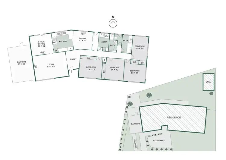 Floorplan of Homely house listing, 23 Kubis Avenue, Aspendale VIC 3195