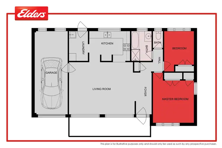 Floorplan of Homely unit listing, 1/1 Fuchsia Drive, Taree NSW 2430