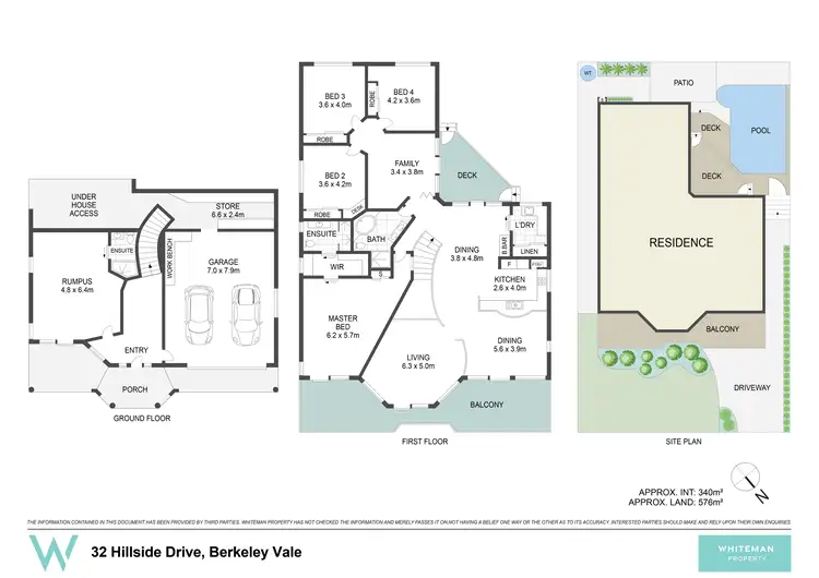 Floorplan of Homely house listing, 32 Hillside Drive, Berkeley Vale NSW 2261