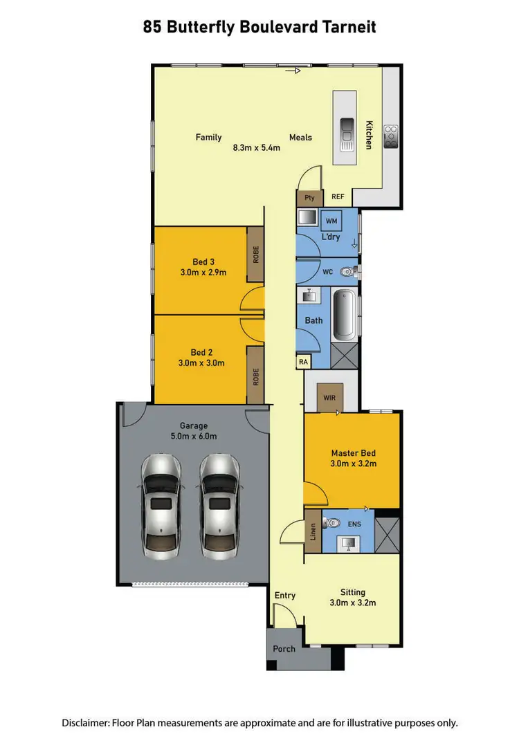 Floorplan of Homely house listing, 85 Butterfly Boulevard, Tarneit VIC 3029