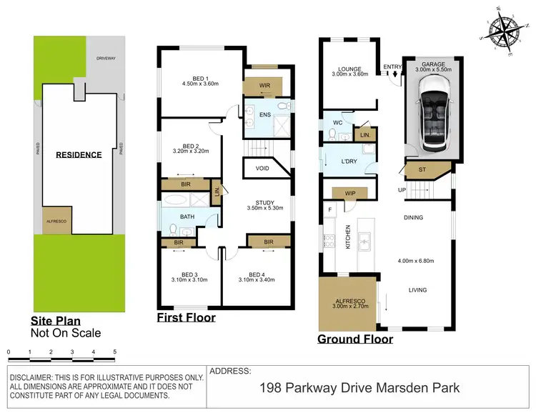 Floorplan of Homely house listing, 198 Parkway Drive, Marsden Park NSW 2765