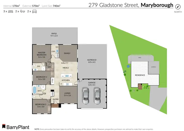 Floorplan of Homely house listing, 279 Gladstone Street, Maryborough VIC 3465