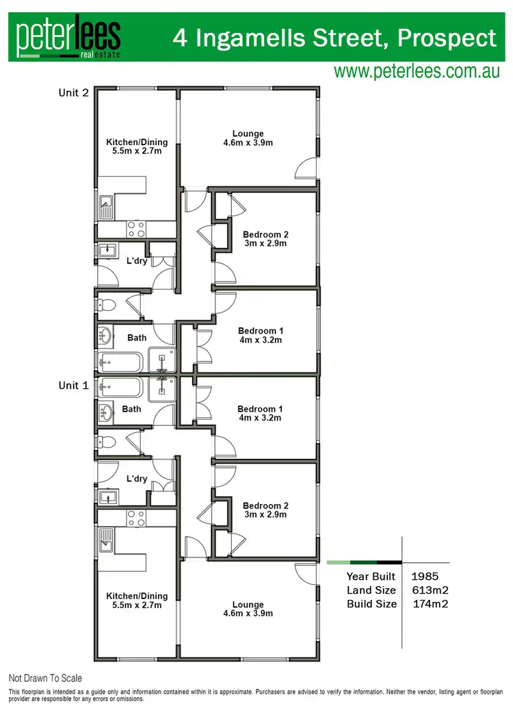 Floorplan of Homely block of units listing, 4 Ingamells Street, Prospect TAS 7250
