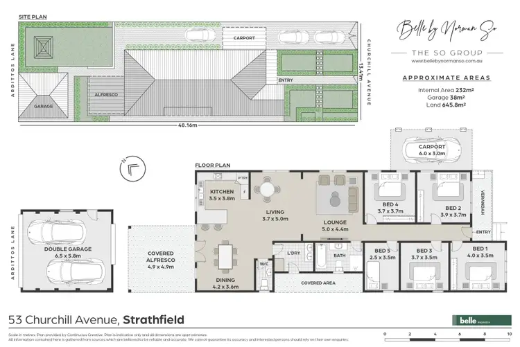 Floorplan of Homely house listing, 53 Churchill Avenue, Strathfield NSW 2135