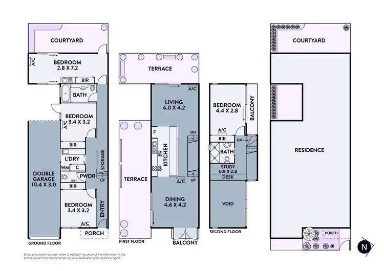 Floorplan of Homely house listing, 95 Little George Street, Fitzroy VIC 3065