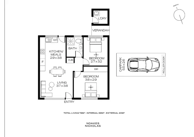 Floorplan of Homely unit listing, 4/171 Robin Road, Semaphore South SA 5019