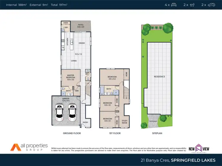 Floorplan of Homely house listing, 21 Banya Crescent, Springfield Lakes QLD 4300