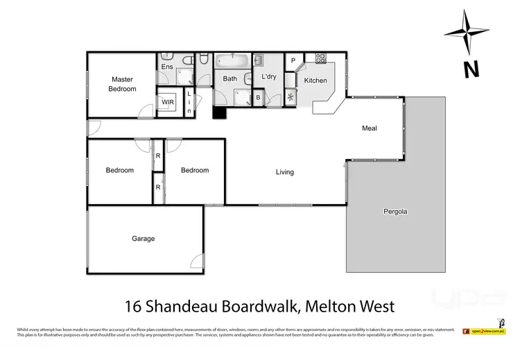 Floorplan of Homely house listing, 16 Shandeau Boardwalk, Melton West VIC 3337