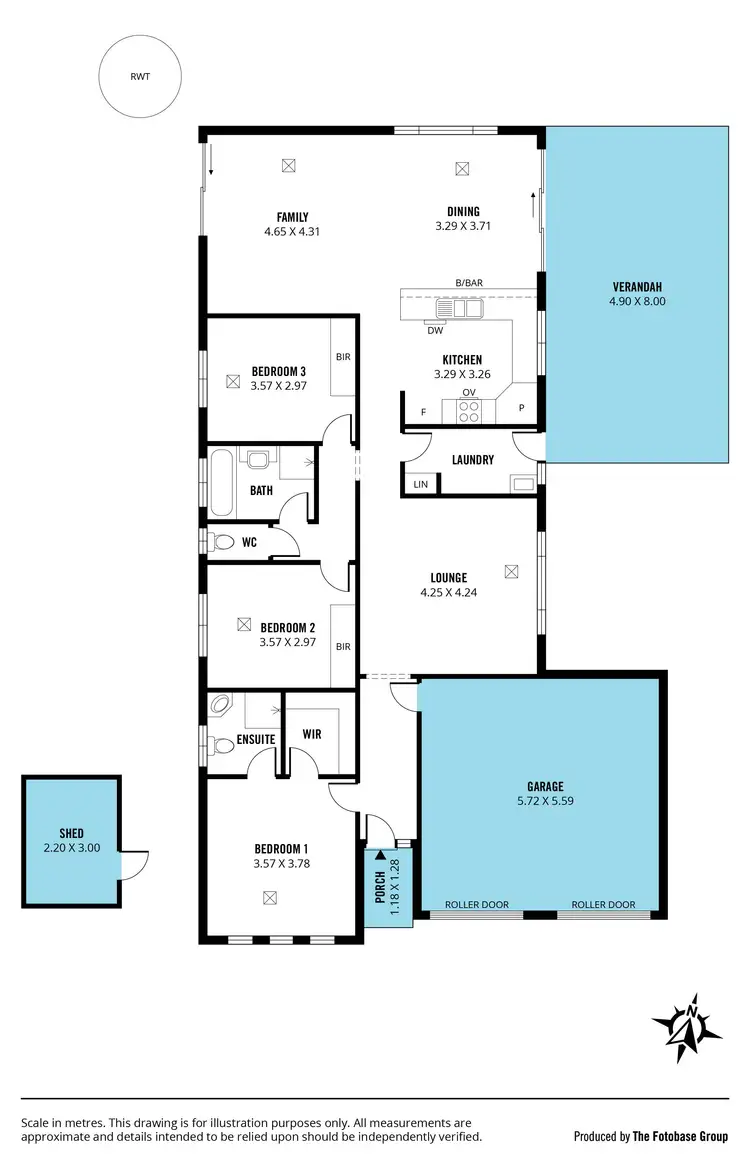 Floorplan of Homely house listing, 10 Tristania Rise, Huntfield Heights SA 5163