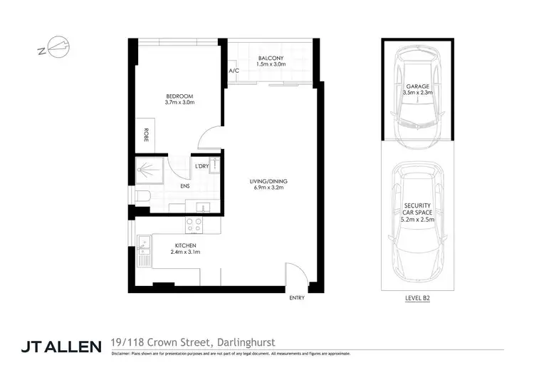 Floorplan of Homely apartment listing, 19/118-126 Crown Street, Darlinghurst NSW 2010