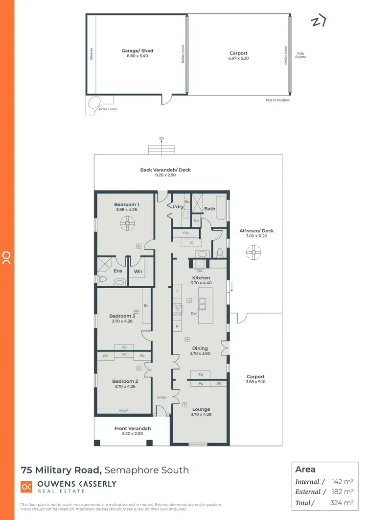 Floorplan of Homely house listing, 75 Military Road, Semaphore South SA 5019