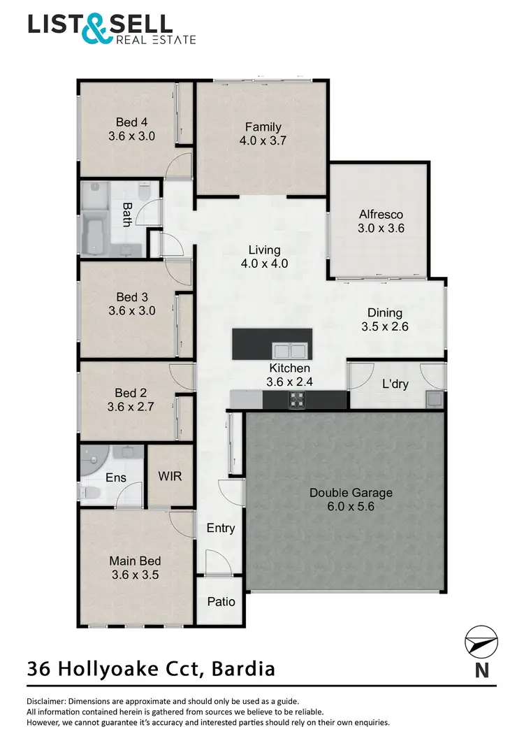 Floorplan of Homely house listing, 36 Hollyoake Circuit, Bardia NSW 2565