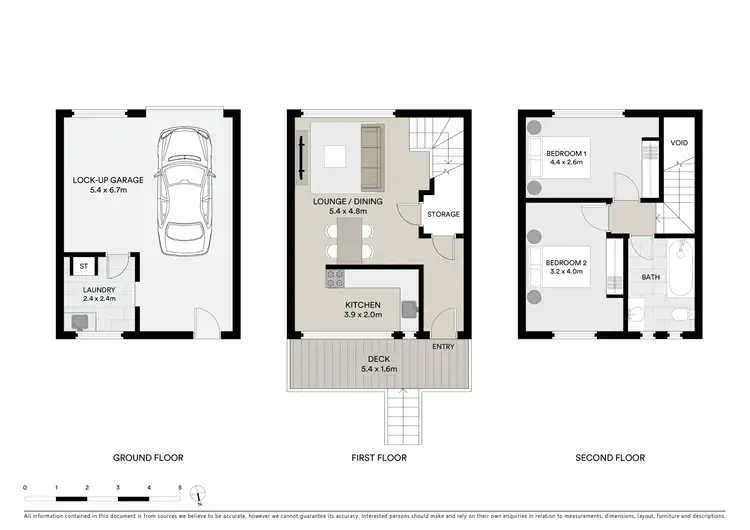 Floorplan of Homely unit listing, 2/1 Percy Street, Devonport TAS 7310