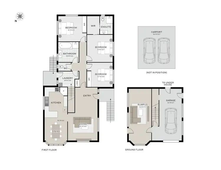 Floorplan of Homely house listing, 10 Luke Court, Summerhill TAS 7250