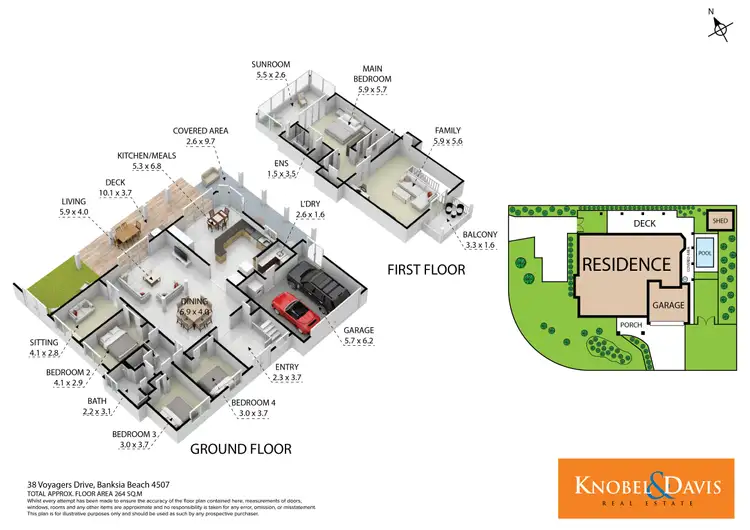 Floorplan of Homely house listing, 38 Voyagers Drive, Banksia Beach QLD 4507