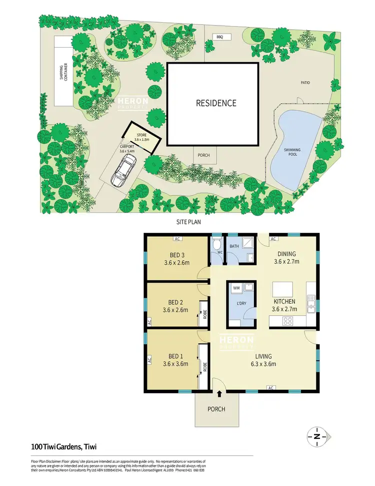 Floorplan of Homely house listing, 100 Tiwi Gardens, Tiwi NT 810