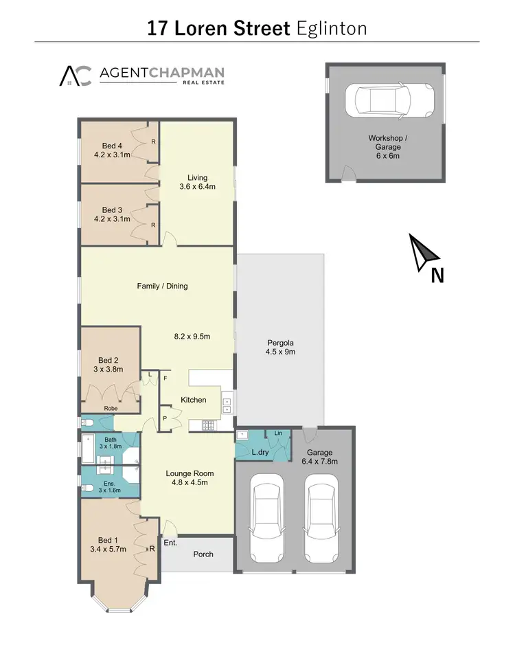 Floorplan of Homely house listing, 17 Loren Street, Eglinton NSW 2795