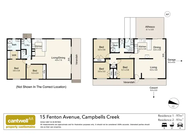 Floorplan of Homely house listing, 15 Fenton Avenue, Campbells Creek VIC 3451