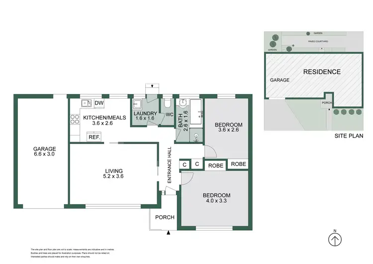 Floorplan of Homely unit listing, 2/46 Plummer Road, Mentone VIC 3194