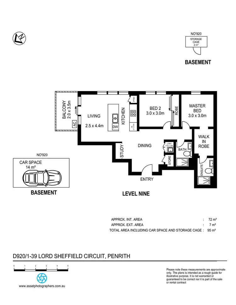 Floorplan of Homely apartment listing, D920/1-39 Lord Sheffield Circuit, Penrith NSW 2750