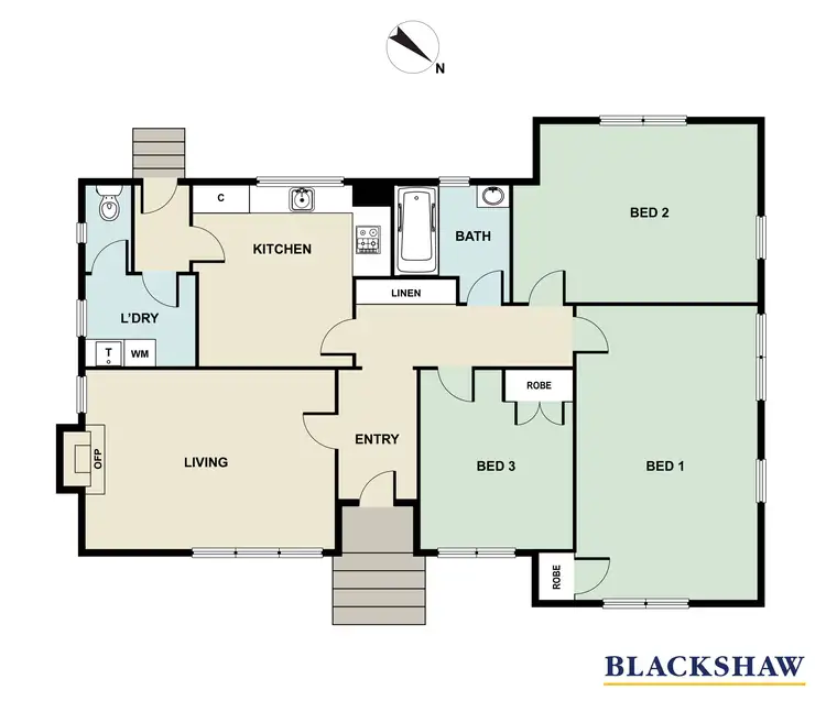 Floorplan of Homely house listing, 4 Mitchell Street, Griffith ACT 2603