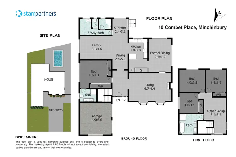 Floorplan of Homely house listing, 10 Combet Place, Minchinbury NSW 2770