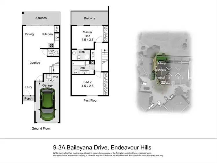 Floorplan of Homely house listing, 9/3a Baileyana Drive, Endeavour Hills VIC 3802