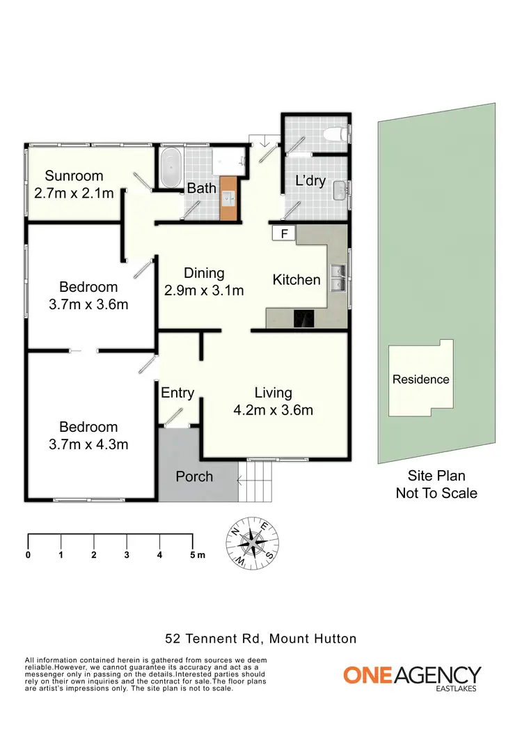 Floorplan of Homely house listing, 52 & 54 Tennent Road, Mount Hutton NSW 2290