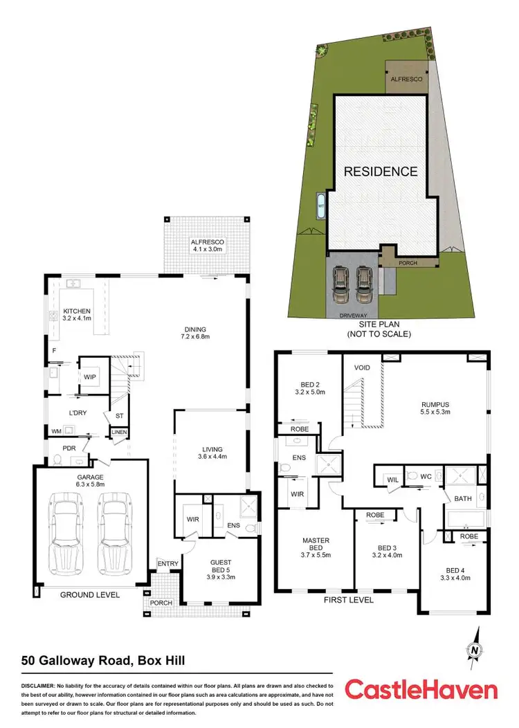 Floorplan of Homely house listing, 50 Galloway Road, Box Hill NSW 2765