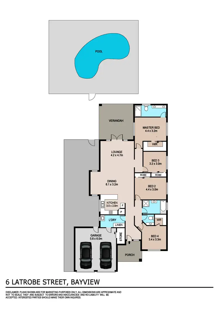 Floorplan of Homely house listing, 6 Latrobe Street, Bayview NT 820
