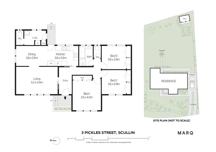 Floorplan of Homely house listing, 3 Pickles Street, Scullin ACT 2614
