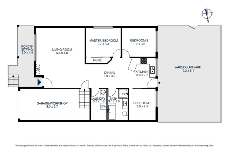 Floorplan of Homely villa listing, 6/34 Upwey Street, Prospect NSW 2148