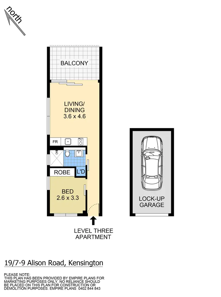 Floorplan of Homely apartment listing, 19/7-9 Alison Road, Kensington NSW 2033