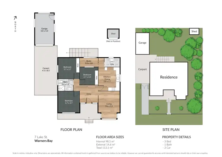 Floorplan of Homely house listing, 7 Lake Street, Warners Bay NSW 2282