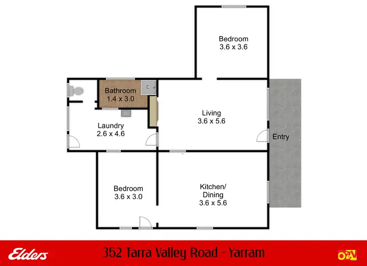 Floorplan of Homely land listing, 352 Tarra Valley Road, Yarram VIC 3971