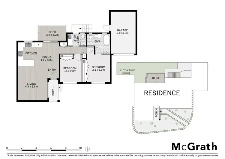 Floorplan of Homely unit listing, 2/65-67 George Street, Doncaster East VIC 3109