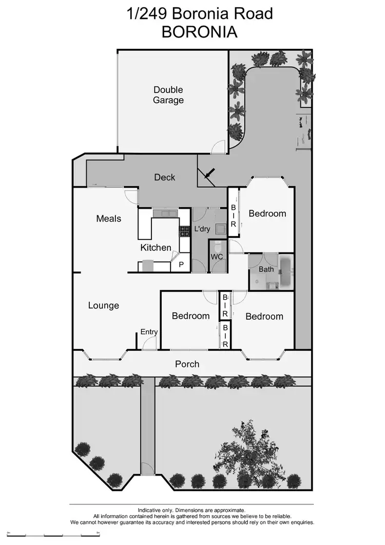 Floorplan of Homely unit listing, 1/249 Boronia Road, Boronia VIC 3155