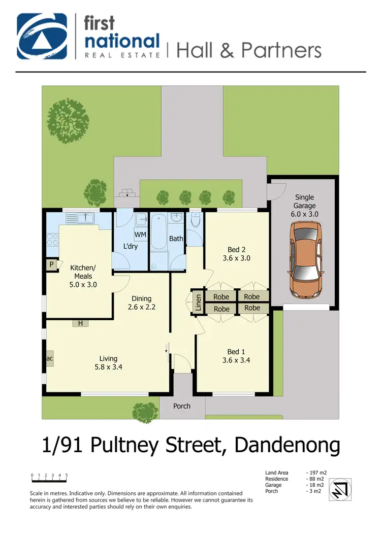Floorplan of Homely unit listing, 1/91 Pultney Street, Dandenong VIC 3175