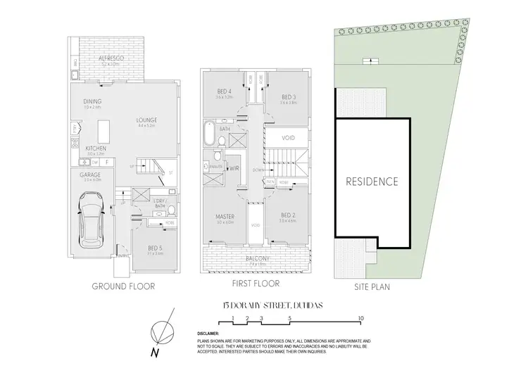 Floorplan of Homely semi-detached listing, 15 Dorahy Street, Dundas NSW 2117
