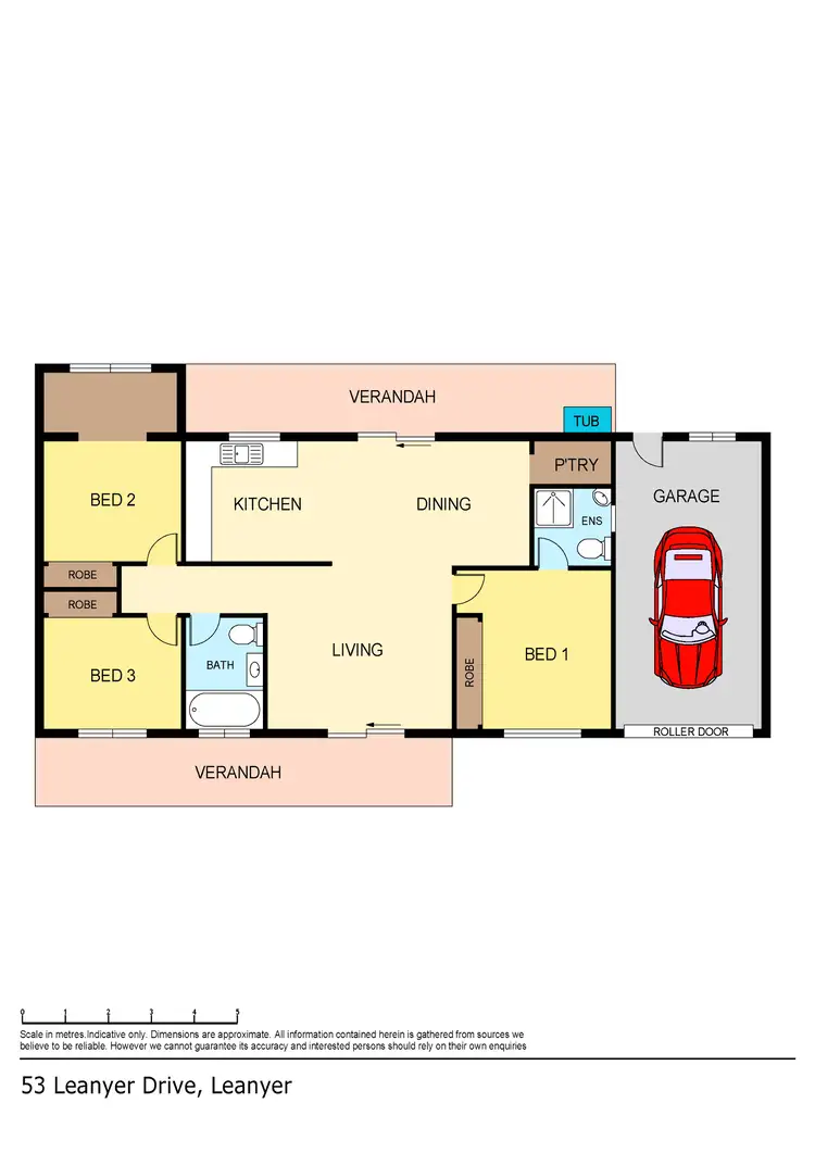 Floorplan of Homely house listing, 53 Leanyer Drive, Leanyer NT 812